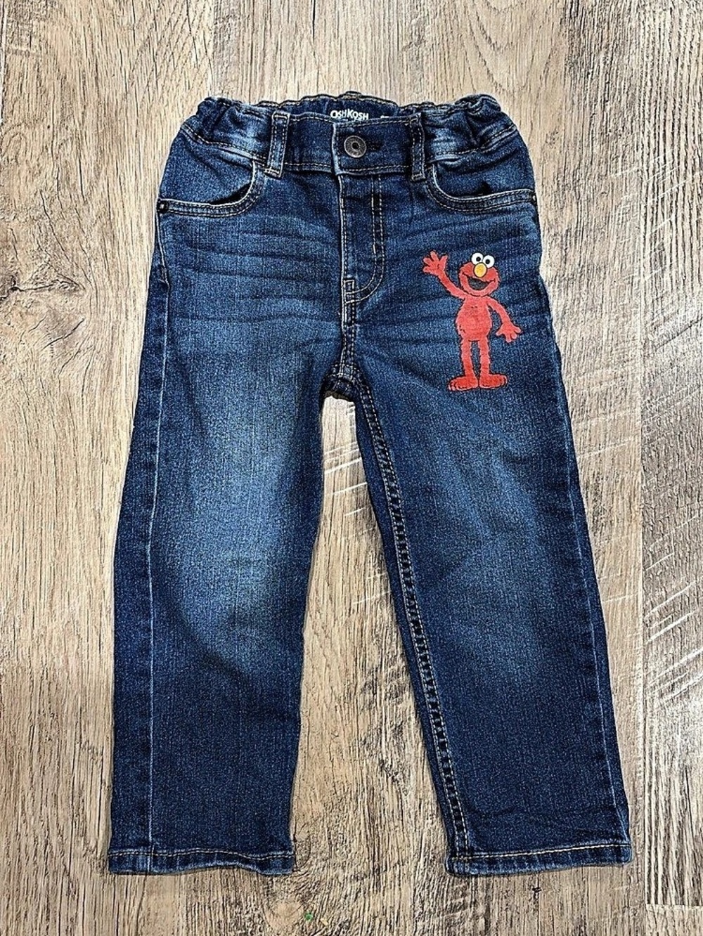 Custom made OshKosh Straight Jeans unisex 3T Blue Jeans Like New